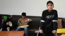Tidak hanya perawatan pada korban lukan, Dokter Tanpa Batas (MSF) juga memberikan bantuan teknis, pelatihan, serta perlengkapan medis. (Khalil MAZRAAWI/AFP)