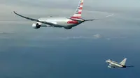 Ilustrasi American Airlines. (Handout AFP)