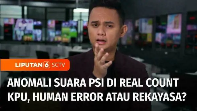 Lonjakan suara Partai Solidaritas Indonesia atau PSI di real count KPU juga mendapat sorotan tajam. Jumlahnya yang naik drastis dinilai tak wajar. Dugaan sementara karena ada kesalahan dalam sistem Sirekap. Benarkah demikian ? Selengkapnya kita bahas...