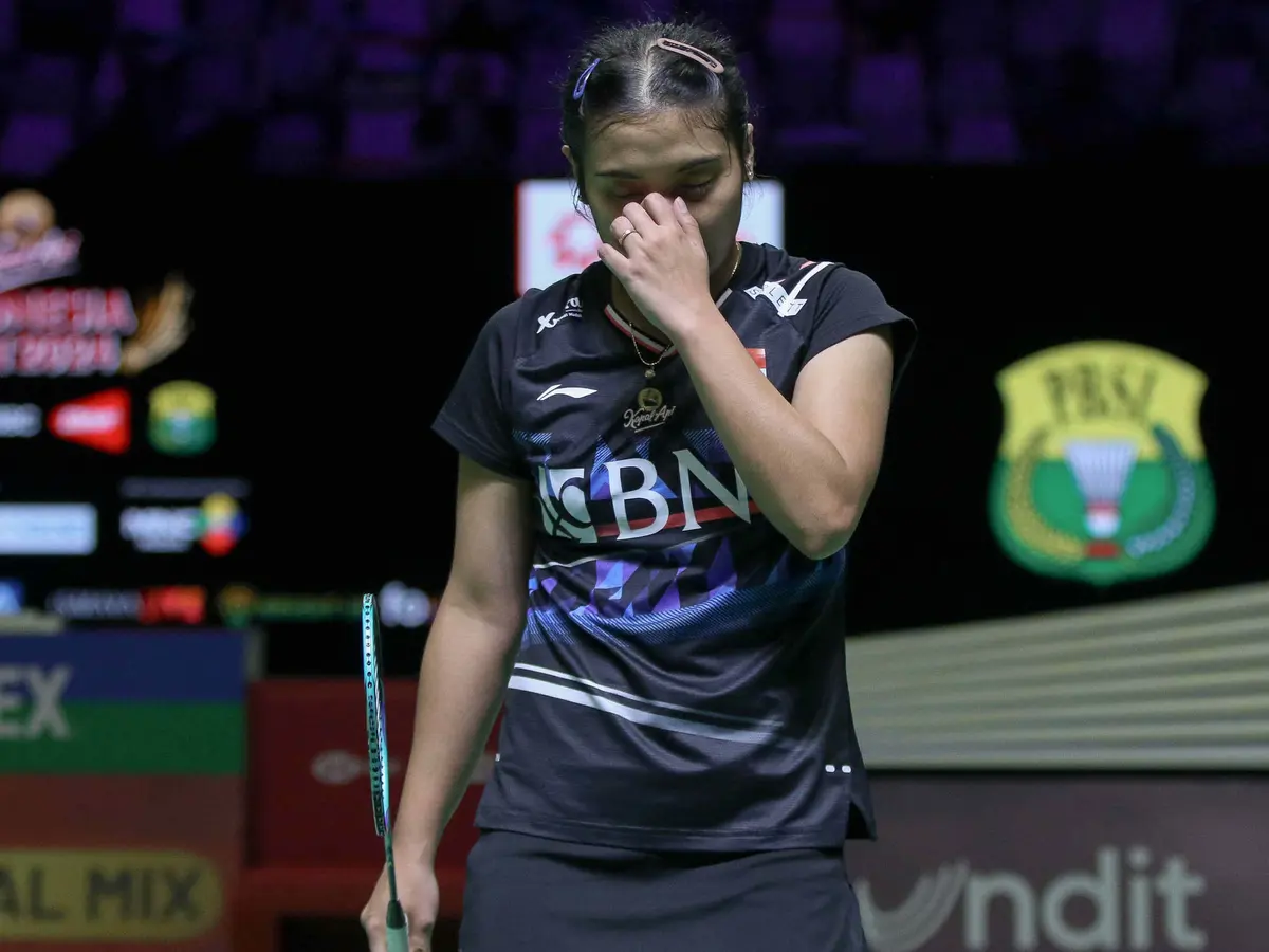 Langkah Gregoria Mariska Tunjung Terhenti di Perempat Final Indonesia Open  2024 - Photo Liputan6.com