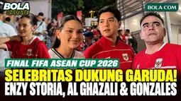 Enzy Storia, Al Ghazali dan Alyssa Daguise hingga Cristian Gonzales Dukung Langsung Timnas Indonesia di Final FIFA ASEAN Cup 2026