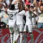 Real Madrid meraih kemenangan 2-1 atas Real Betus pada laga pekan keempat La Liga di Santiago Bernabeu, Sabtu (3/9/2022) malam WIB. (AFP/Thomas Coex)