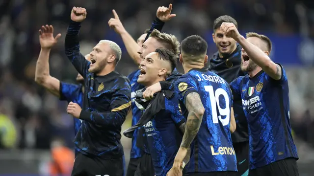 Foto: Pecundangi AC Milan, Inter Milan Melaju ke Final Coppa Italia