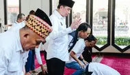 Jokowi Awali Safari Politik di Lampung dengan Salat Jumat