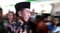 Presiden Jokowi hadiri Kongres ke-30 HMI. (Liputan6.com/Rezki Apriliya Iskandar)