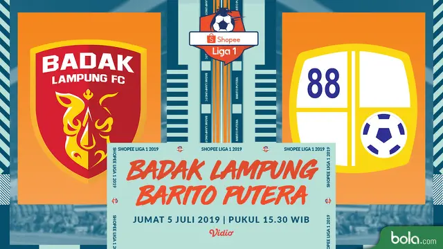 Perseru Badak Lampung FC Vs Barito Putera