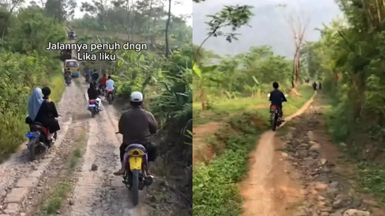 Beratnya Rintangan ke Lokasi Pernikahan, Calon Pengantin Harus Offroad Dulu