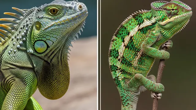 Perbedaan Iguana dan Bunglon