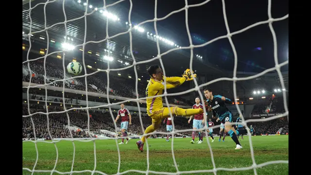 Gol Tunggal Eden Hazard Taklukan West Ham United