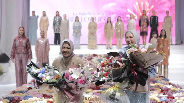 Melisa Etna Tiara selaku owner dari La Sabella dan Asky Febrianti