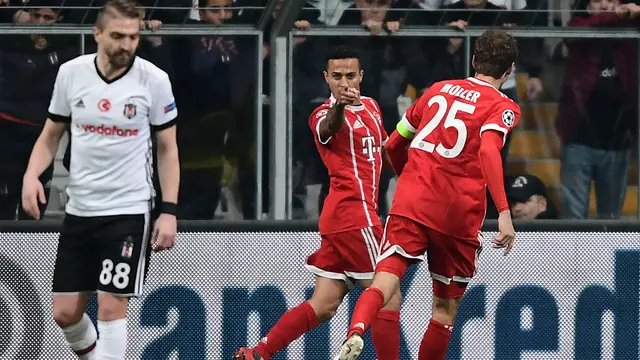 Agregat 8-1 Atas Besiktas, Bayern Munchen Mulus ke Perempat Final
