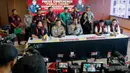 Sebelumnya, Fachry Albar dihadirkan pada rilis kasus penyalahgunaan narkotika yang menjeratnya di Polres Metro Jakarta Barat, Kamis (24/4/2025). (Liputan6.com/Herman Zakharia)
