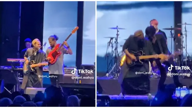 6 Momen Reuni Sheila On 7 Bareng Sakti di Konser Yogyakarta, Bikin Penonton Terharu