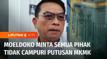 Kepala Staf Kepresidenan, Moeldoko, berharap masyarakat tetap tenang jelang putusan Majelis Kehormatan Mahkamah Konstitusi, soal dugaan pelanggaran etik Ketua MK, Anwar Usman dan hakim konstitusi. Moeldoko juga minta semua pihak tidak mencampuri putu...