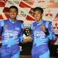 Julian Johan (kiri) dan Jordan Johan sukses juara di kejurnas sprint rally putaran 2 (istimewa)