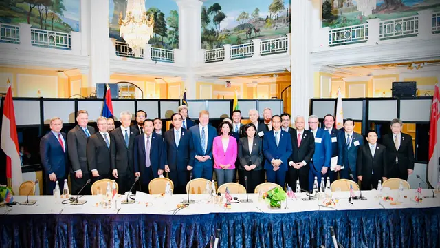 Presiden Jokowi bersama sejumlah CEO perusahaan besar Amerika Serikat. (Setpres)