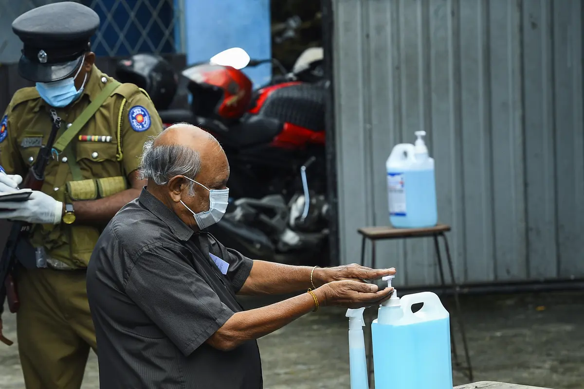 FOTO: Sri Lanka Gelar Pemilu Parlemen di Tengah Pandemi COVID-19
