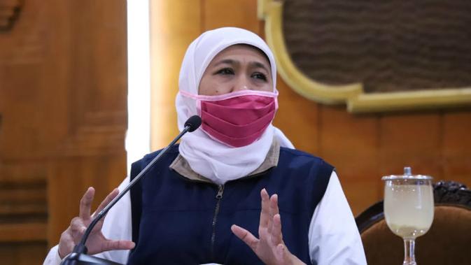 Gubernur Jawa Timur Khofifah Indar Parawansa (Foto: Liputan6.com/Dian Kurniawan)