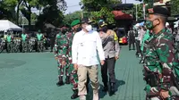 Pilkada serentak di Jabar, 4.864 personel TNI-Polri disiagakan. (Liputan6.com/Dikdik Ripaldi)