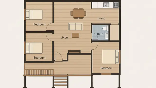 5 Desain Rumah Sederhana 3 Kamar Tidur Minimalis Cantik untuk Hunian di Kampung
