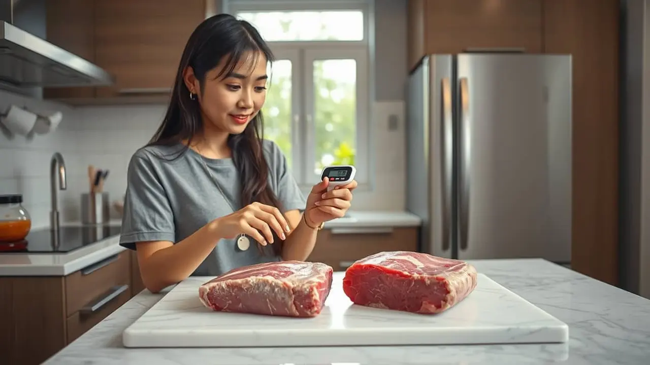 tips mencairkan daging beku