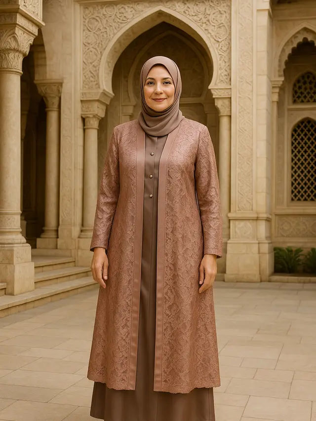 Cardigan Satin untuk Kondangan dan Acara Resmi Ibu-Ibu Usia 50 Tahunan