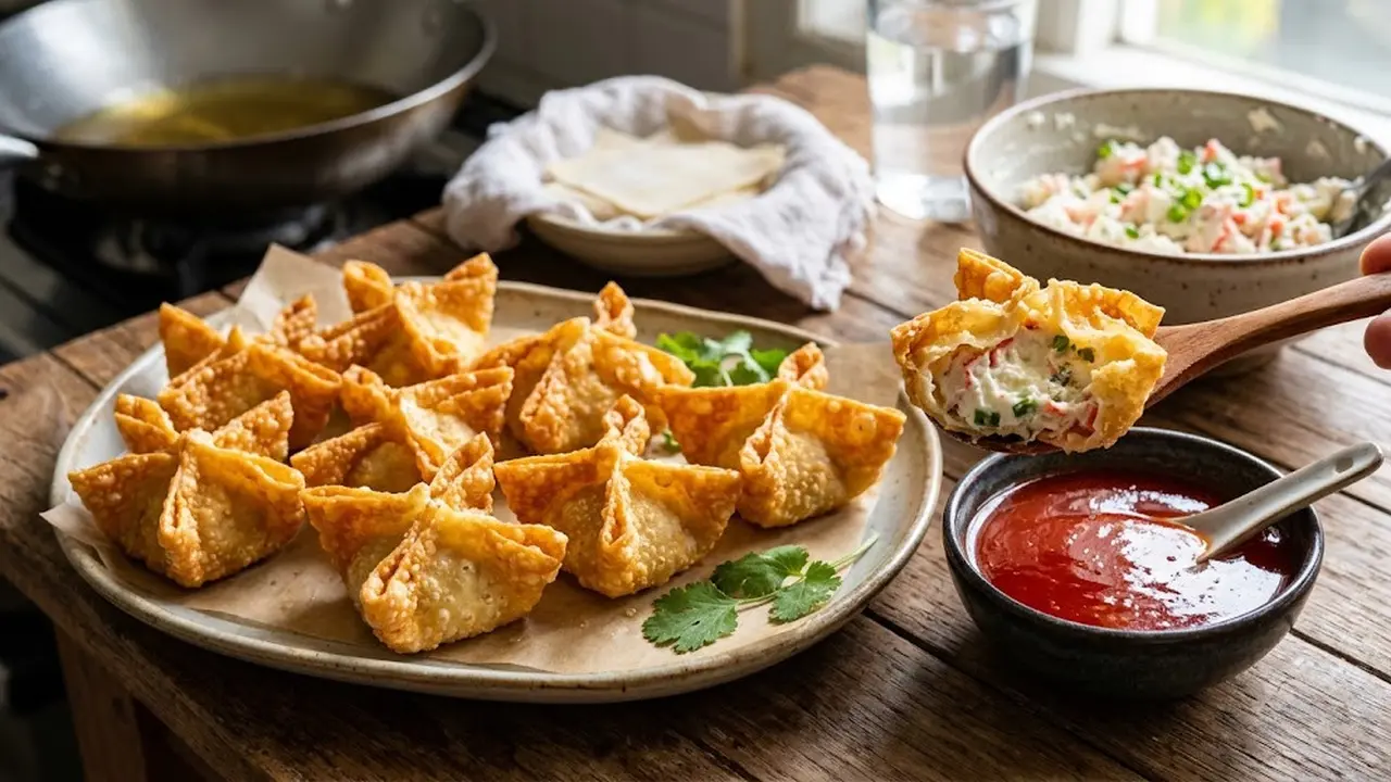 Resep Crab Rangoon Renyah dan Creamy