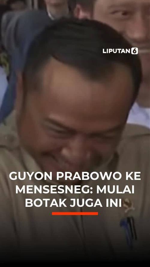 Guyon Prabowo ke Mensesneg: Mulai Botak Juga Ini