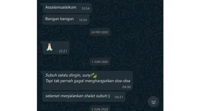 6 Chat Ucapan Selamat Pagi ke Gebetan Ini Bikin Baper