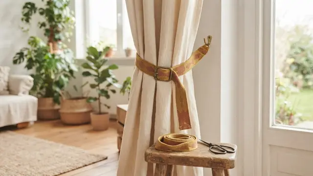 DIY Dekorasi Rumah Pakai Sabuk Bekas