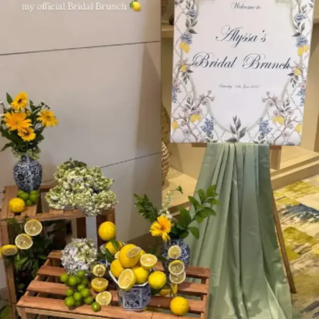 Potret Alyssa Daguise Pakai Dress Kuning saat Bridal Brunch/Foto via Instagram @alyssadaguise