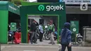Aksi unjuk rasa sebagai bentuk kekecewaan terhadap aplikator yang diduga melanggar regulasi. (Liputan6.com/Angga Yuniar)