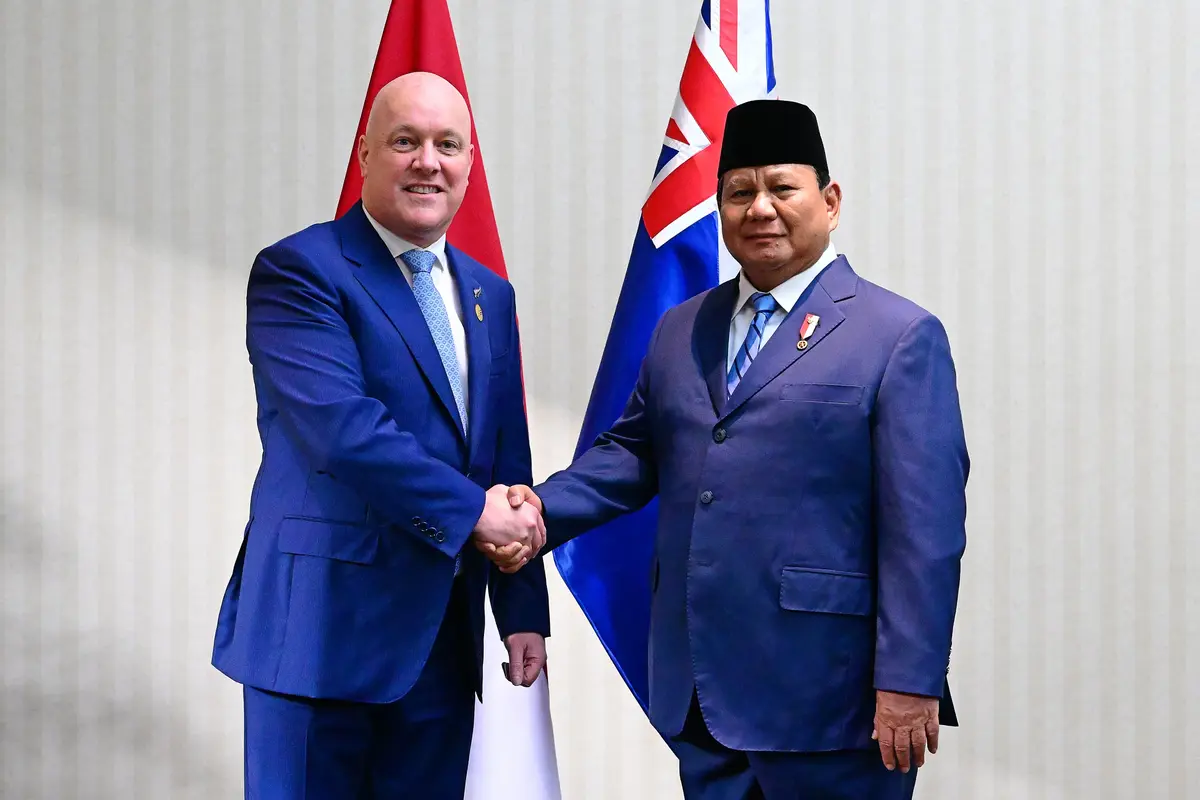 Prabowo Bertemu PM Selandia Baru