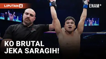 Jeka Saragih Raih Kemenangan Kedua di Road To UFC