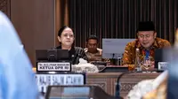 Ketua DPR Puan Maharani dialog dengan sejumlah tokoh soal dinamika sosial-politik pascademo (Foto: Nayla Shabrina/Liputan6.com)