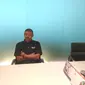 Eks pemain NBA Muggsy Bogues mengunjungi SCTV Tower, Kamis (19/7/2018). (Liputan6.com/Thomas)