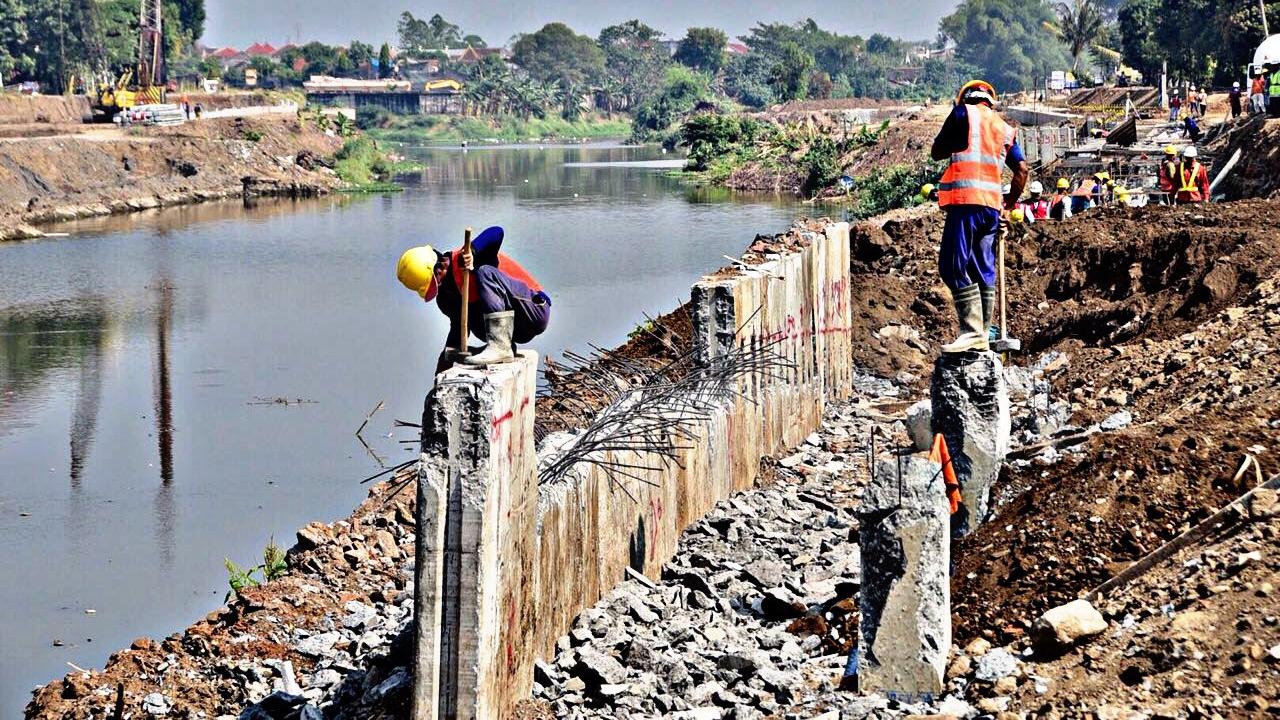 Ilustrasi proyek infrastruktur.