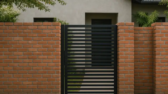 7 Model Pagar Rumah Bata Ekspos Minimalis, Tampil Natural dan Penuh Karakter