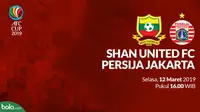 Piala AFC: Shan United FC vs Persija Jakarta. (Bola.com/Dody Iryawan)