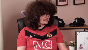 Frank Ilett, aka 'The United Strand', will have to wait another day for a haircut after Manchester United failed to achieve five consecutive wins. (Instagram)