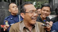 Suswono mengaku kedatangannya ke KPK untuk melaporkan harta kekayaannya usai menjabat sebagai pejabat negara, Jakarta, Kamis (30/10/2014). (Liputan6.com/Miftahul Hayat)