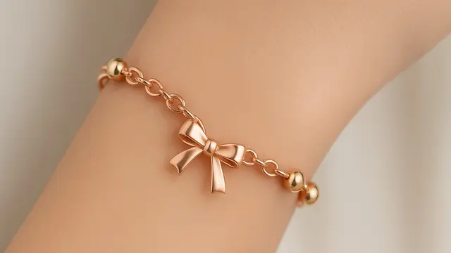 7 Model Gelang Rantai Kombinasi Bola Emas dengan Pita 2025, Kekinian dan Mudah Dijual