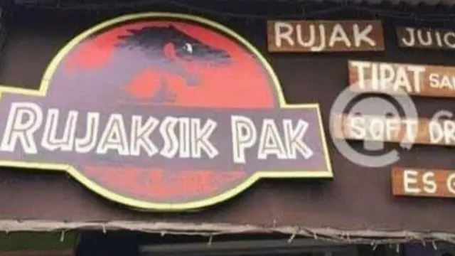 6 Potret Nama Warung Terinspirasi dari Film Ini Bikin Kocak Banget