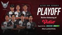 Streaming episode lengkap Alter Ego Road To Playoff MPL ID Season 6 eksklusif di platform Vidio. (Dok. Vidio)