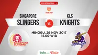 Jadwal ABL, Singapore Slingers Vs CLS Kights. (Bola.com/Dody Iryawan)