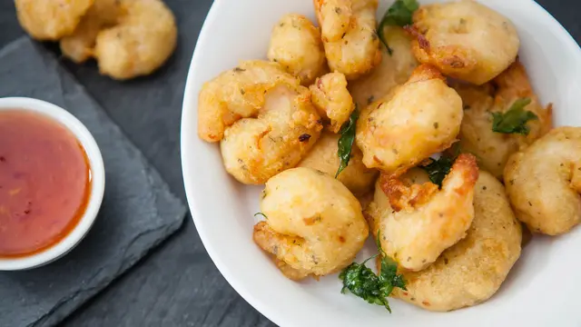 Ilustrasi Udang Goreng