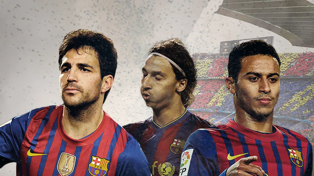 Cesc Fabregas, Zlatan Ibrahimovich dan Thiago Alcantara