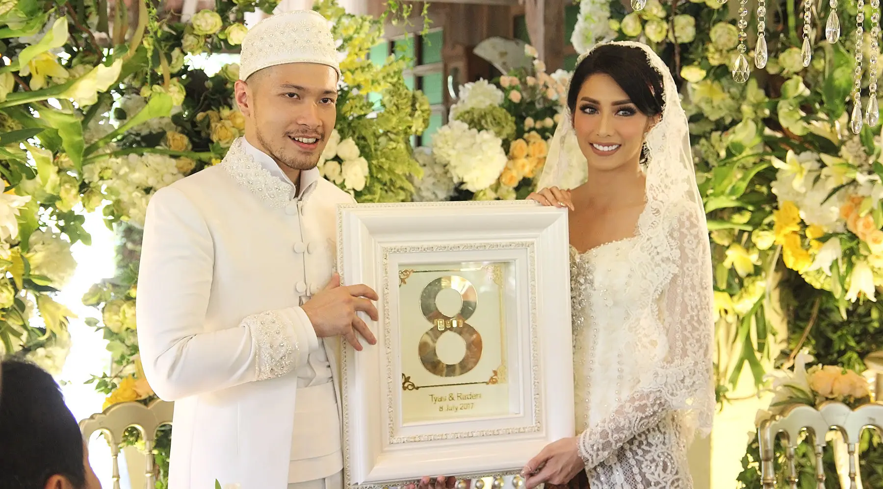 Tyas Mirasih dan Raiden Soedjono resmi menikah. (Bambang E Ros/Bintang.com)