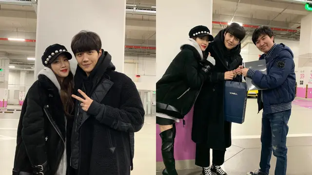 Kim Seon Ho dan Moon Ga Young di Lokasi Syuting Drama Korea 'Find Me in Your Memory' (Sumber Foto: instagram.com/seonho_kim dan instagram.com/m_kayoung)