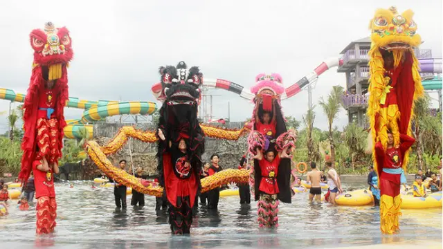 Barongsai di Jogja Bay
